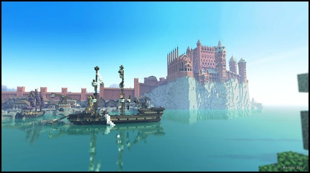 Game of Thrones King's Landing recreated with baffling precision in Minecraft