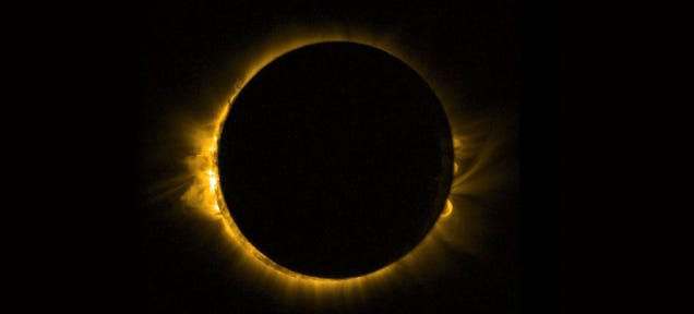 This Is What Europe's Solar Eclipse Looked Like From Space