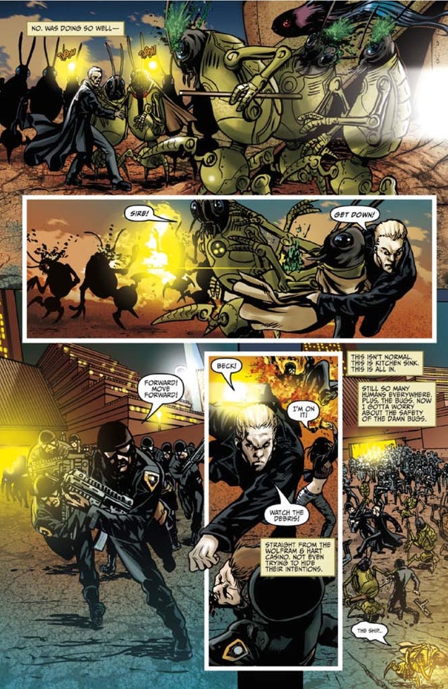 An exclusive sneak peek of the final issue of IDW's Spike miniseries