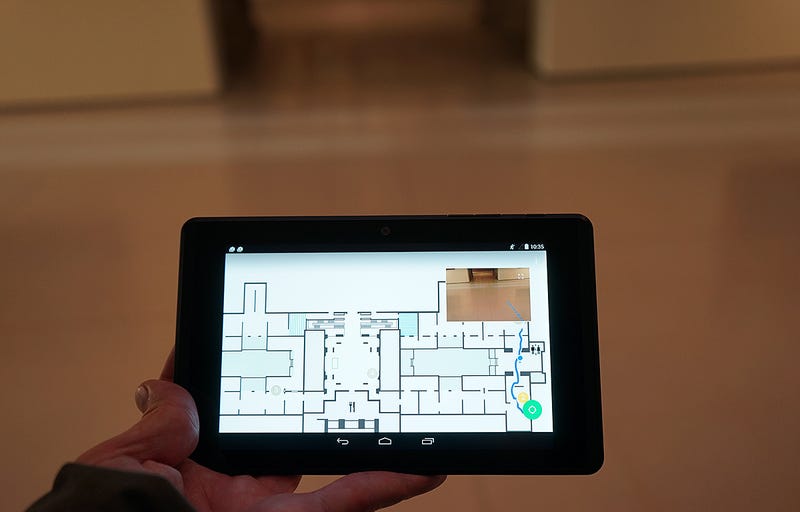 Using Nothing But Google's Project Tango Tablet To Escape A Maze