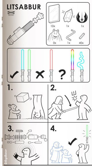 If Ikea Made Manuals For Sci-Fi Movies