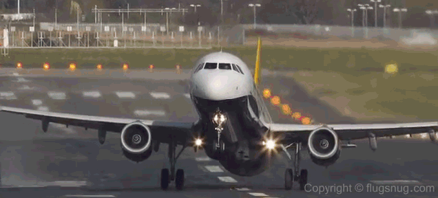 These aborted landings and violent take-offs will make anyone pale