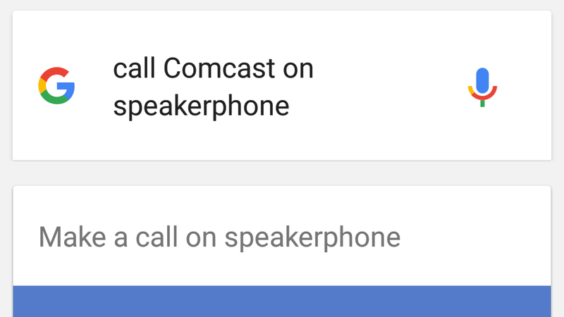 google call mom on speakerphone