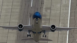 Watch a Boeing 787 Dreamliner takeoff almost perpendicular to the ground