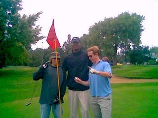 Nuggets Fan Celebrates Hole-in-One with J.R. Smith In His Foursome