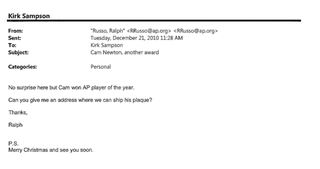 "Am I Sick? Are We All Sick?": Overwrought Things The Media Wrote To Auburn's PR Guy During Cam Newton's Wild 2010 Season