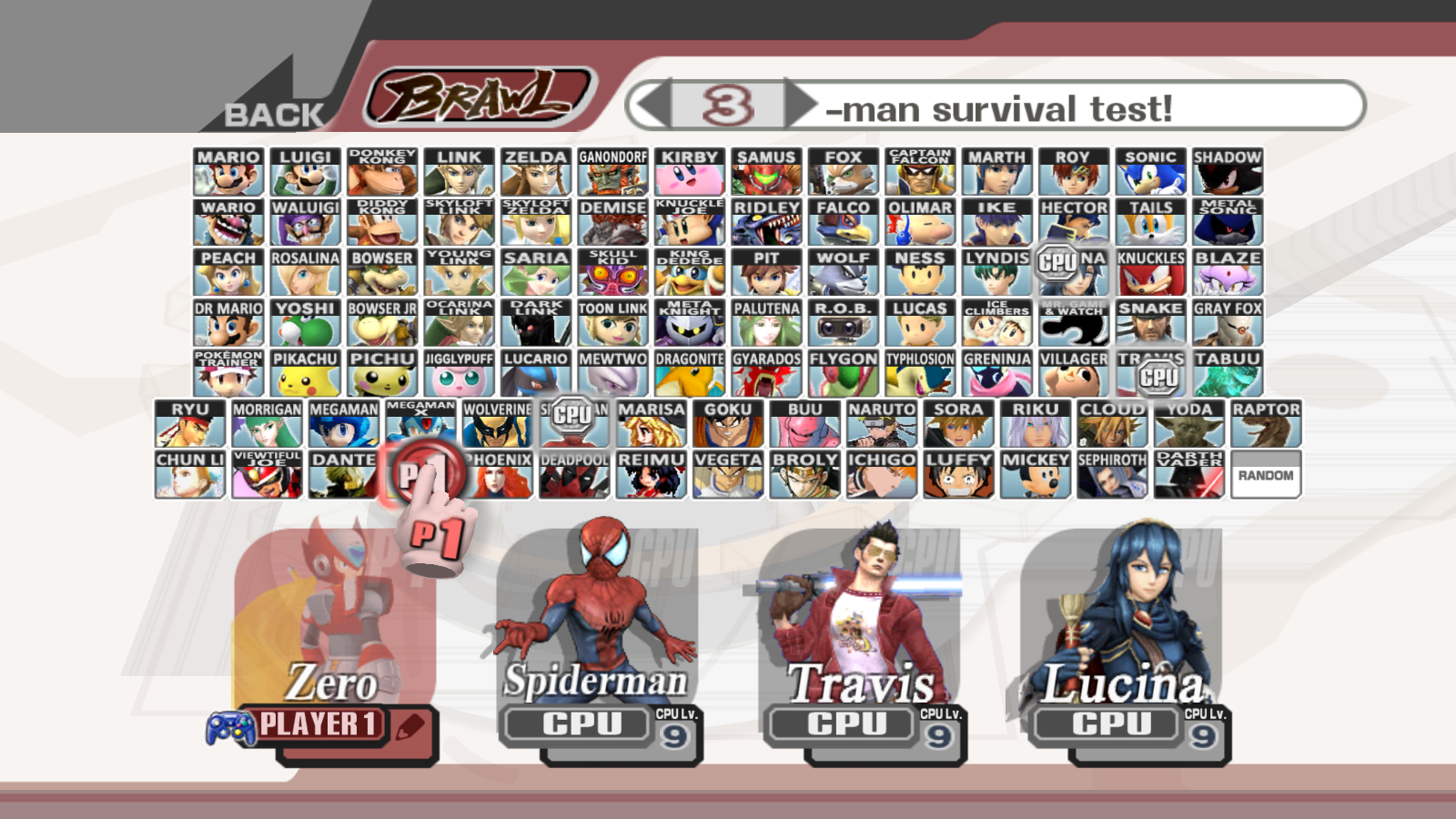 super smash bros brawl character unlock