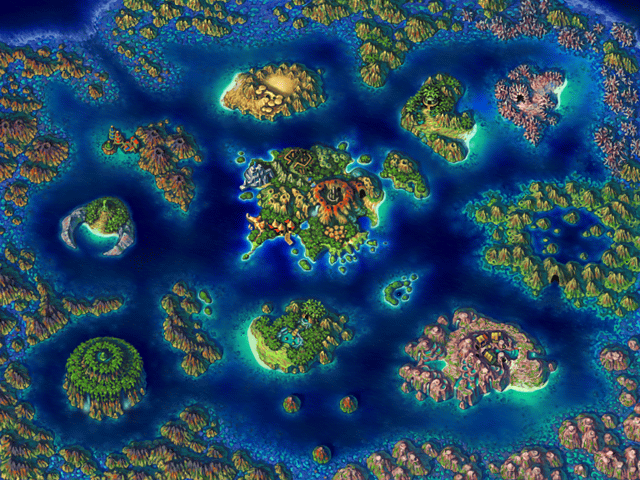 Beautiful Video Game World Maps