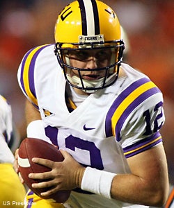 LSU Finds Its New (Unlikely) Hero at QB, Downs Auburn