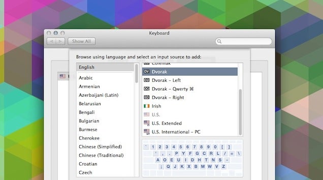 Use an Alternative Keyboard Layout on a Mac Login Screen for Security