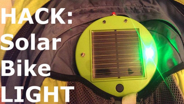 Make a Solar Powered Bike Light out of a $20 IKEA Lamp