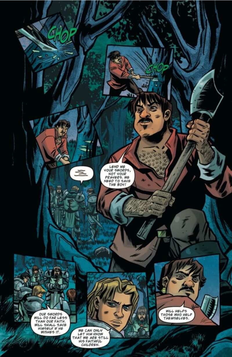 In this sneak peek of Kill Shakespeare, a happy dagger gets overzealous