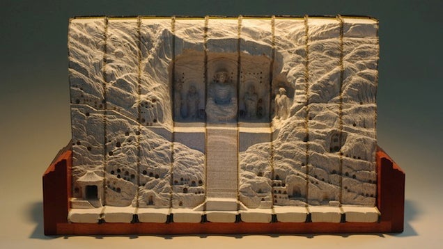 Breathtaking Landscapes and Monuments Carved From Books