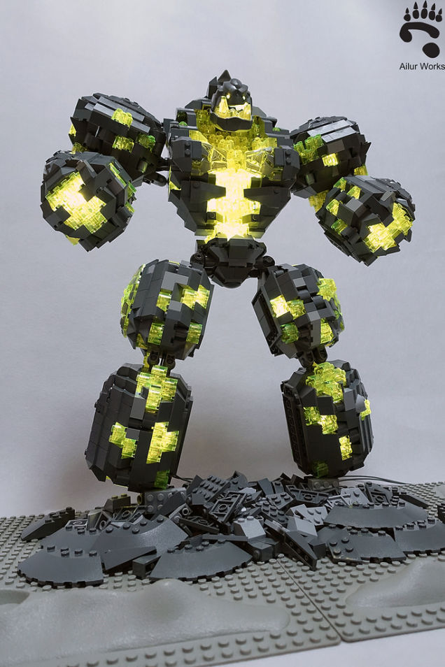This Lego Warcraft Monster Could Actually Double As A Demonic Lamp