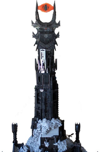 LEGO Mordor cannot be reached with plastic eagles
