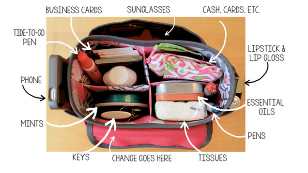 Switch Purses Effortlessly With a Craft Caddy 