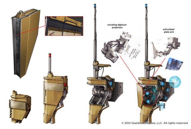 Some of The Concept Art Behind Borderlands 2
