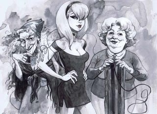 Concept art from the Sandman movie that never was