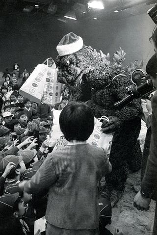 Behind-the-scenes Godzilla photos were charming, absolutely ridiculous