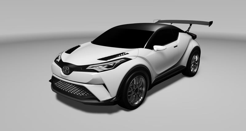 Toyota Will Race Its Puppy-Looking C-HR Crossover At The Nürburgring