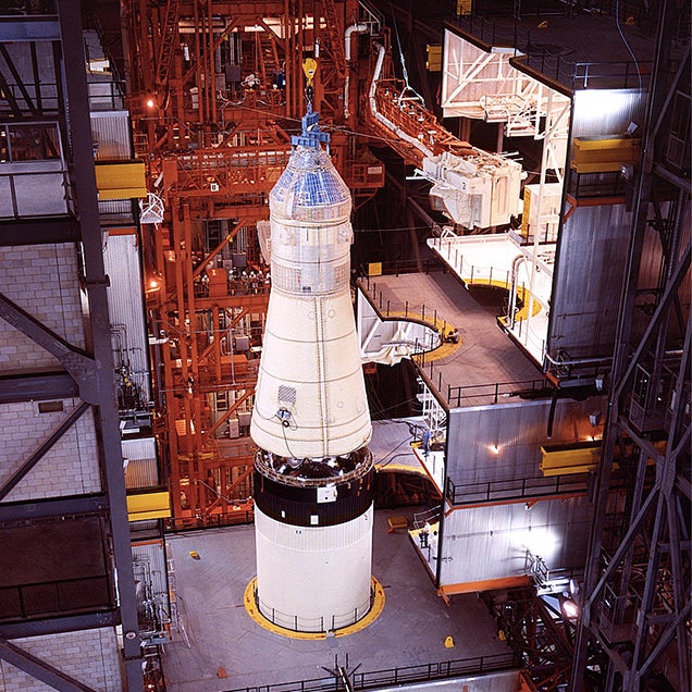 Amazing photos from NASA's vaults show how they assembled Apollo 11