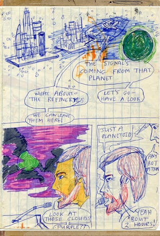 Alien, as written by an 11-year-old who never saw the movie before