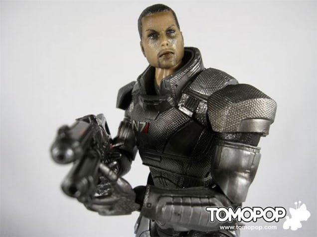 Mass Effect Toy Turns Commander Shepard Into Sparkly Burns Victim