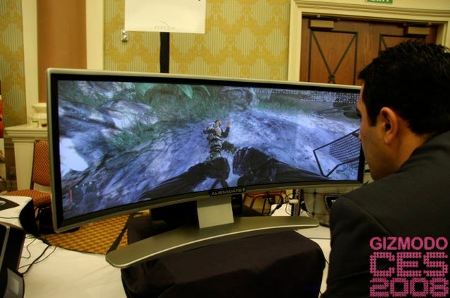 Alienware Curved Monitor Looks Like It's From Another Planet