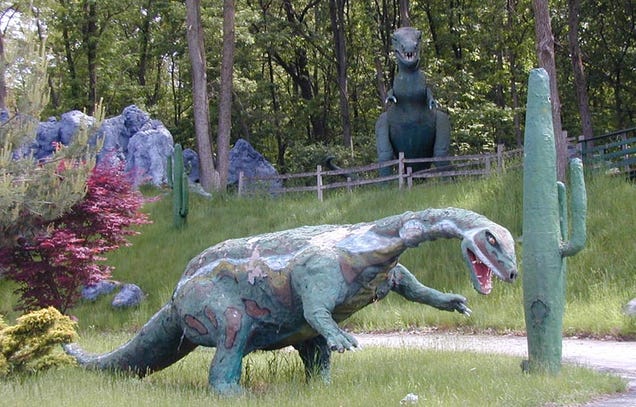 Michigan's Abandoned Dinosaur Amusement Park Is Way Creepy