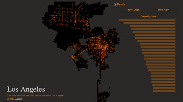 Visualizing L.A.'s Bike Crashes