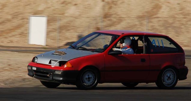 Hayabusa-Powered Geo Metro To Take On LeMons, Sneers At Ghettocharged Miata