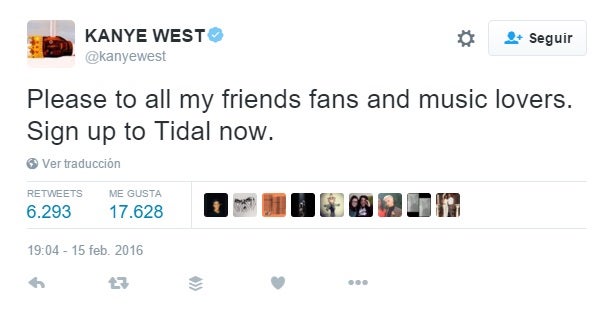 El último disco de Kanye West bate récords de descargas piratas tras su lanzamiento en Tidal