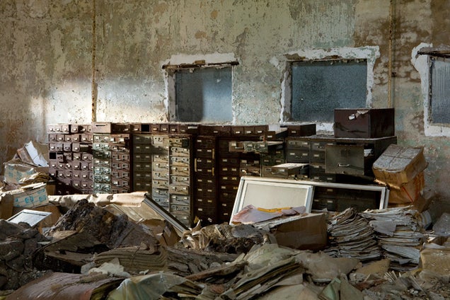 A women's asylum rots on an abandoned New York island