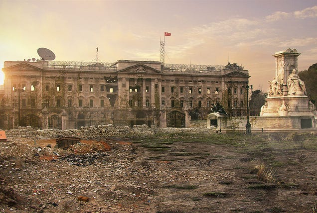 Cómo se verían lugares famosos tras un desastre mundial