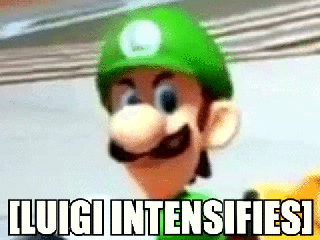 Luigi isn't playing games with his 'death stare' in Mario Kart 8 Ilbe4duptgal9mtoweri