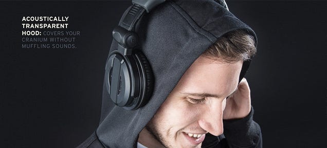 A Hoodie Made From Speaker Fabric Won't Muffle Your Headphones