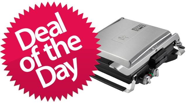 George Foreman Stainless Steel Grill Is Your Lean, Mean Deal of the Day