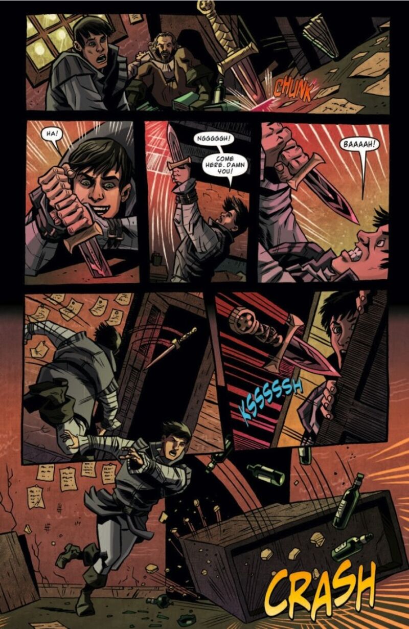 In this sneak peek of Kill Shakespeare, a happy dagger gets overzealous