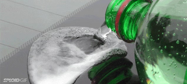 Soda actually makes for excellent cleaning agent