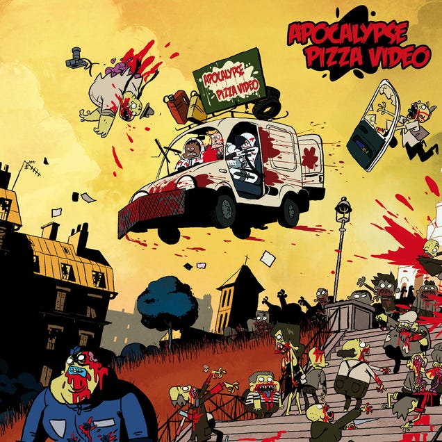 The most amazing zombie apocalypse pizza delivery cartoon we've ever seen!