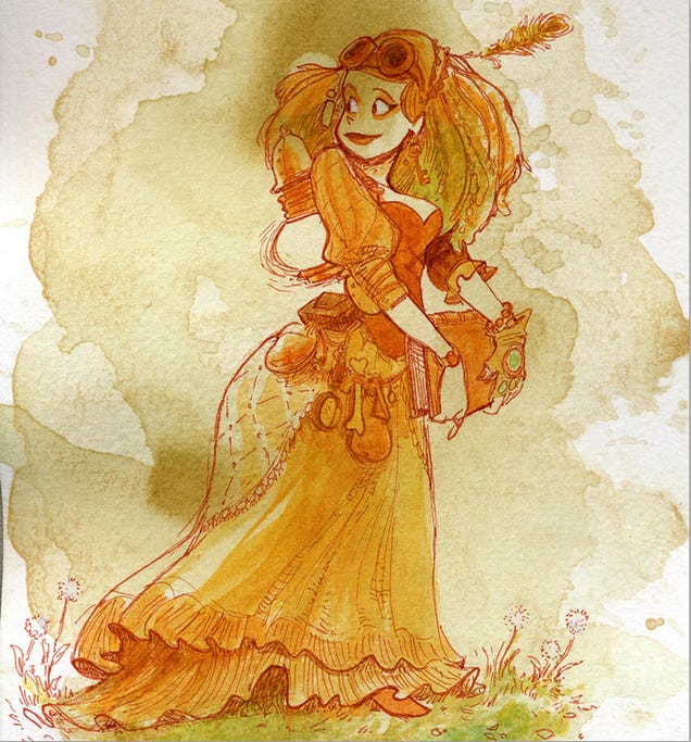 Hey Disney, this is the steampunk princess movie we want!