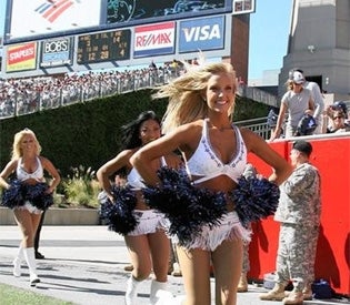 The Patriots Dole Out Their Swift, Kraftian Justice, Thus Ending The Short Career of One Cheerleader