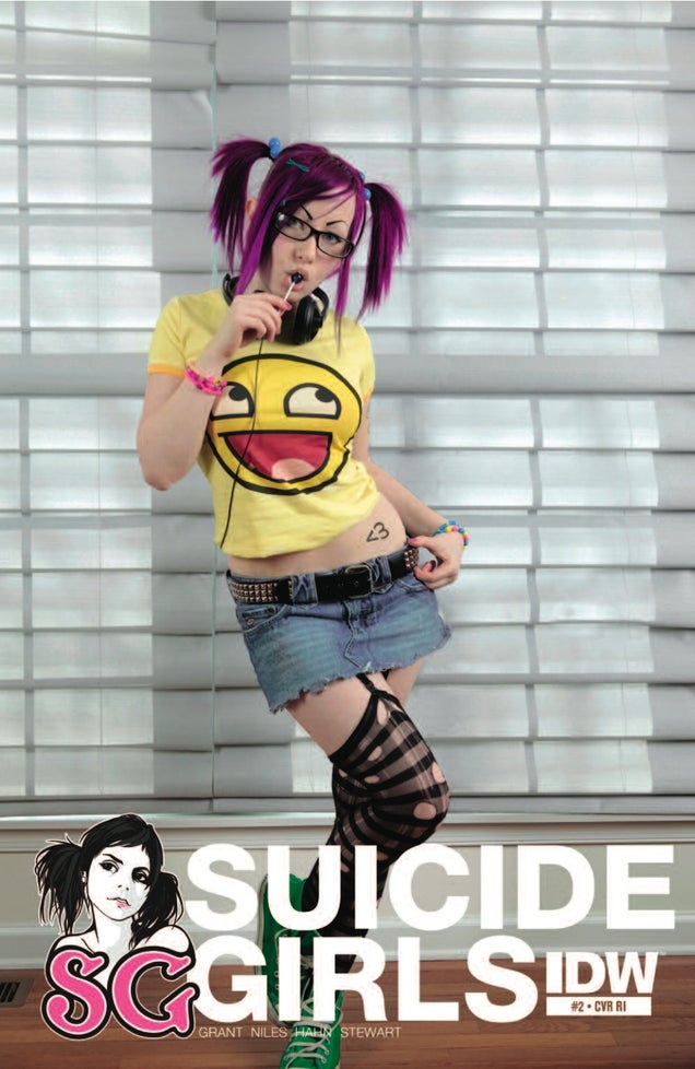 The Suicide Girls comic book! It's a nip-slip dystopia! NSFW!