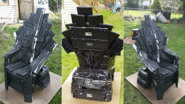 A Game of Thrones Chair Fit for the King of PC Gamers