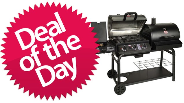 This Gas And Charcoal BBQ Is Your Grill-Baby-Grill Deal of the Day