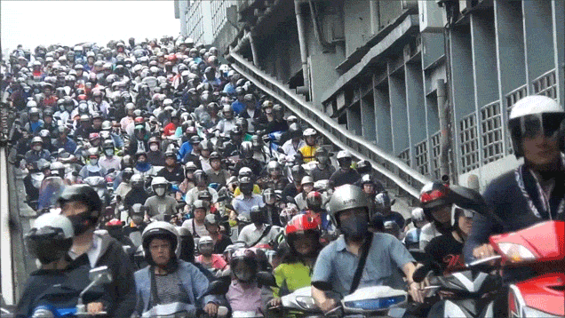 Taiwan's Sea of Scooters Is a Sight to Behold