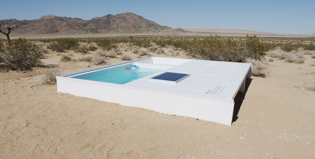 You Can Swim In a Secret Pool in the Mojave Desert, If You Can Find It