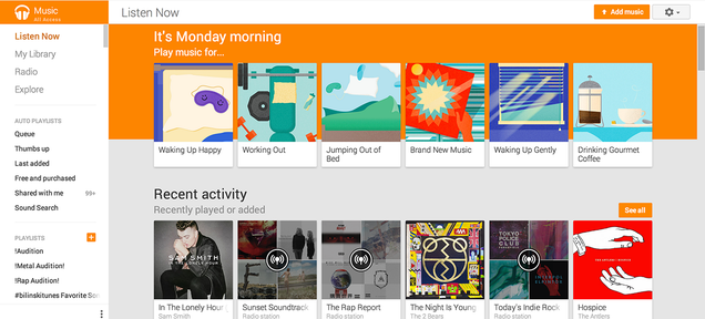 Google Play Music Gets a New Look and Songza's Suggestion Superpowers