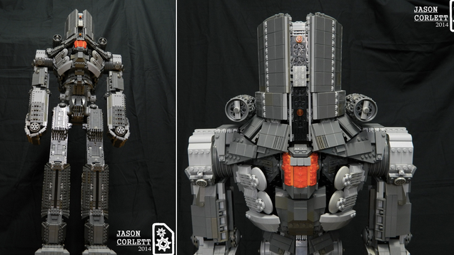 Awesome 3-foot-tall Lego jaeger from Pacific Rim is piloted by minifigs