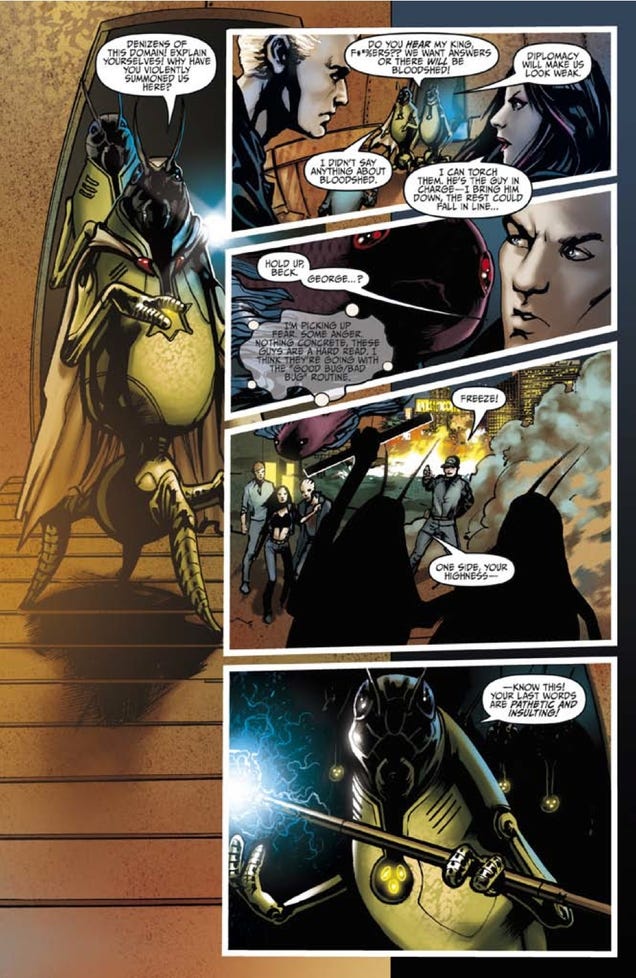 An exclusive sneak peek of the final issue of IDW's Spike miniseries
